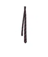 Celine Striped Tie In Black