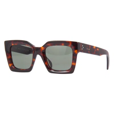Celine Stylish Dark Havana Sunglasses For Women In Brown