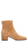 Celine Suede Ankle Boots With Medium Heel In Brown