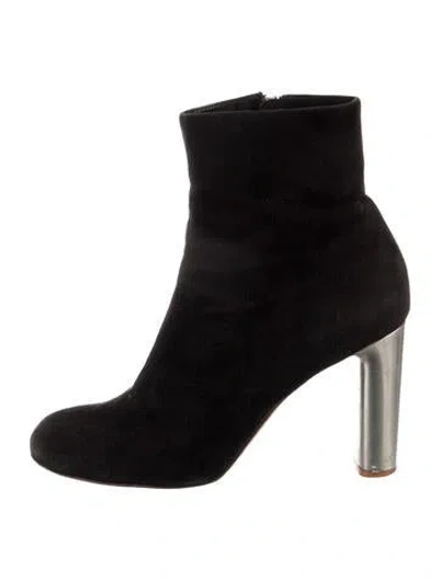 Pre-owned Celine Suede Boots In Black