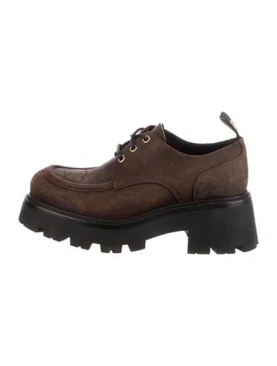 Pre-owned Celine Suede Boots In Brown