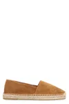Celine Taillat Triomphe Suede Espadrilles Men In Brown