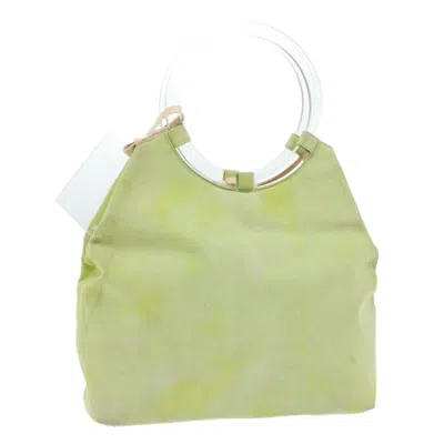 Pre-owned Celine Suede Handbag () In Green