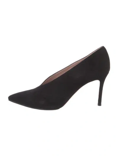 Pre-owned Celine Suede Pumps In Black