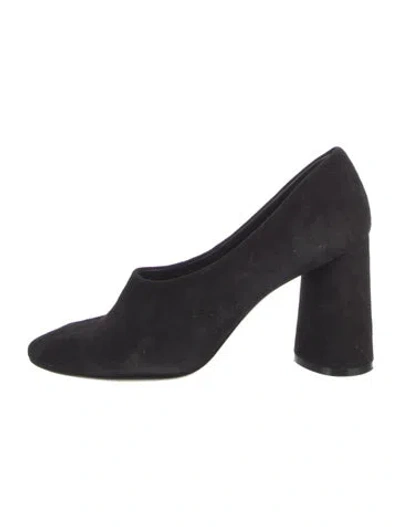 Pre-owned Celine Suede Pumps In Black