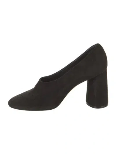 Pre-owned Celine Suede Pumps In Black