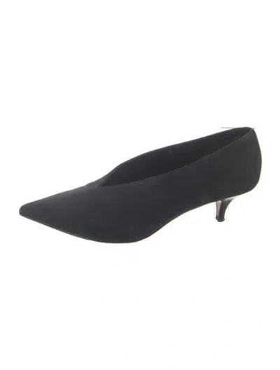Pre-owned Celine Suede Pumps In Black
