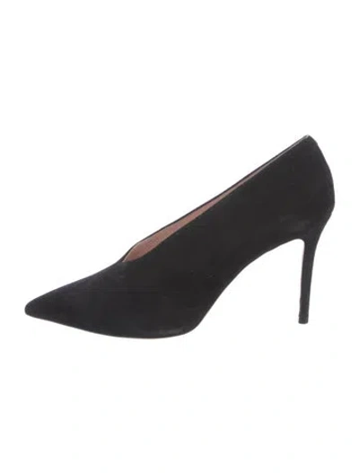 Pre-owned Celine Suede Pumps In Black