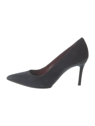 Pre-owned Celine Suede Pumps In Blue