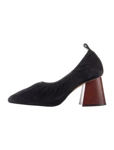 Pre-owned Celine Suede Pumps In Blue