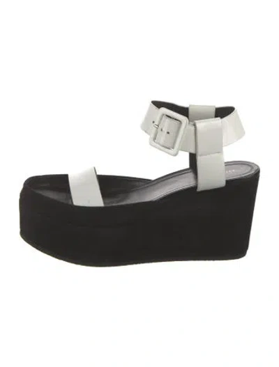 Pre-owned Celine Suede Sandals In Black