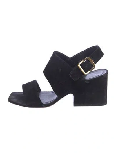 Pre-owned Celine Suede Sandals In Blue