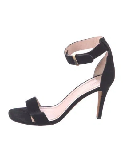 Pre-owned Celine Suede Sandals In Blue