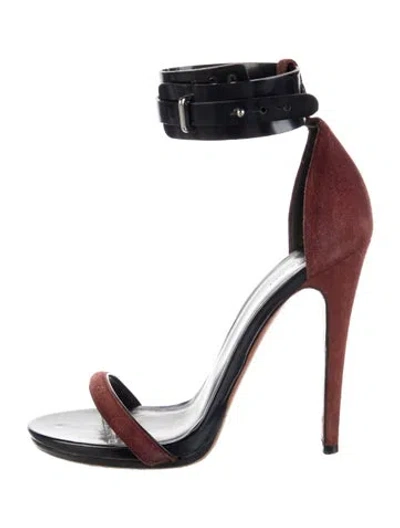 Pre-owned Celine Suede Sandals In Multi