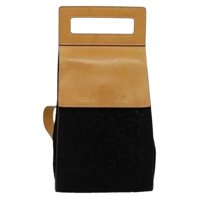 Pre-owned Celine Suede Shoulder Bag () In Black