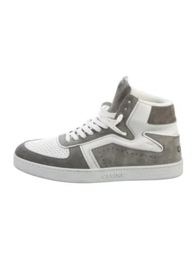 Pre-owned Celine Suede Sneakers In Grey