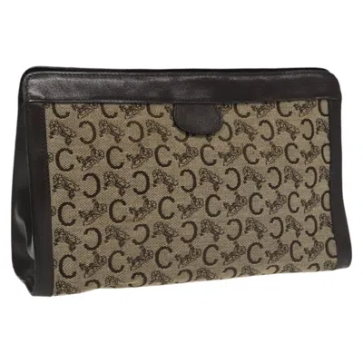 Pre-owned Celine Sulky Clutch Bag Canvas Brown Canvas Clutche & Pouche Bag ()
