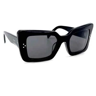 Pre-owned Celine Sunglasses Cl40156u 01a, Authentic In Black