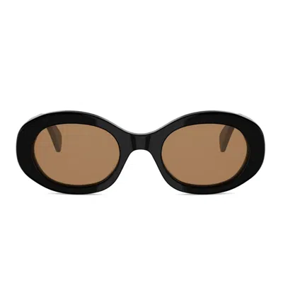 Celine Sunglasses Cl40194 U 01 J Black/brown Unisex