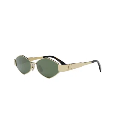 Celine Cl40254u 5430n Metal Sunglasses In Gold