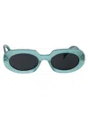 Celine Green Oval Ladies Sunglasses Cl40276u 93n 54