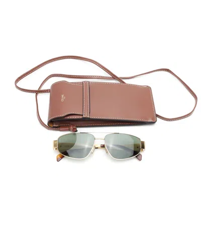 Celine Céline Sunglasses In Green