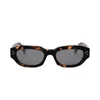 Celine Bold 3 Dots 54mm Geometric Sunglasses In Havana/marrone
