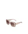 Celine Sunglasses In Acetate In Clear Taupe