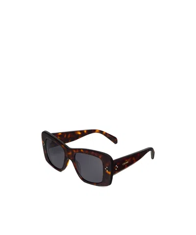 Celine Sunglasses In Acetate In Red Havana