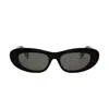 Celine 3 Dots Cat-eye Sunglasses In Nero/grigio