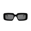 Celine Triomphe 53mm Rectangular Sunglasses In Nero/grigio