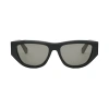 Celine Monochroms Acetate Cat-eye Sunglasses In Nero/grigio