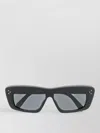 Celine Sunglasses Rectangular Frame Curved Tips Studs In Black