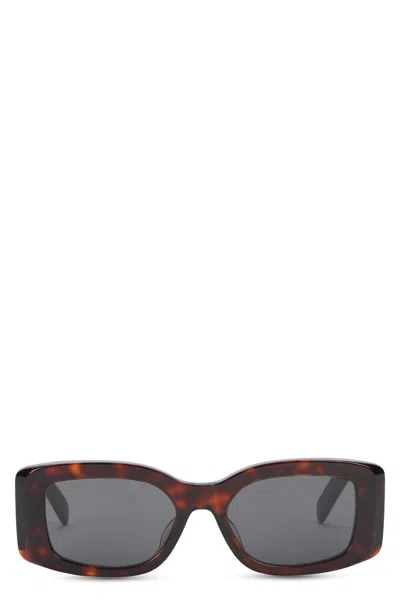 Celine Sunglasses Triomphe Xl - Elegant Wraparound Design In Animalier