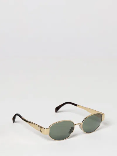 Celine Sunglasses Woman In Gold