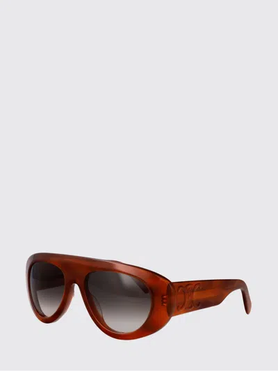 Celine Triomphe Stamp 01 Sunglasses In Purple