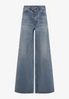 Celine Surf Flare Jeans Women In Blue