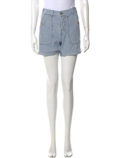 Pre-owned Celine Suzanne Mini Shorts In Blue