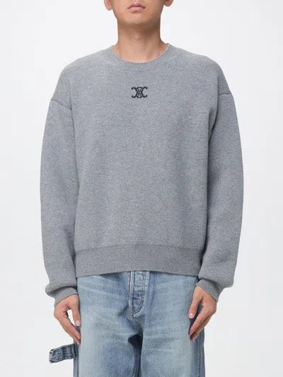 Celine Sweater Men Color Grey In Gray