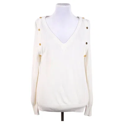 Pre-owned Celine Sweater Snap-fastening Sleeves In Gray