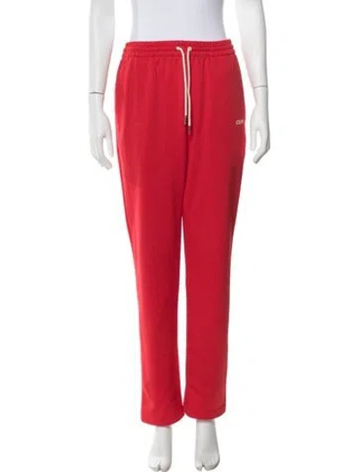 Pre-owned Celine Sweatpants In Red