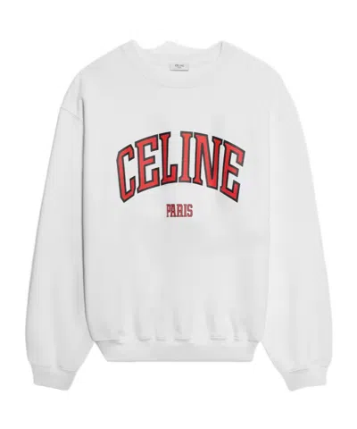 Celine Sweatshirt In Cotton Fleece In Multi