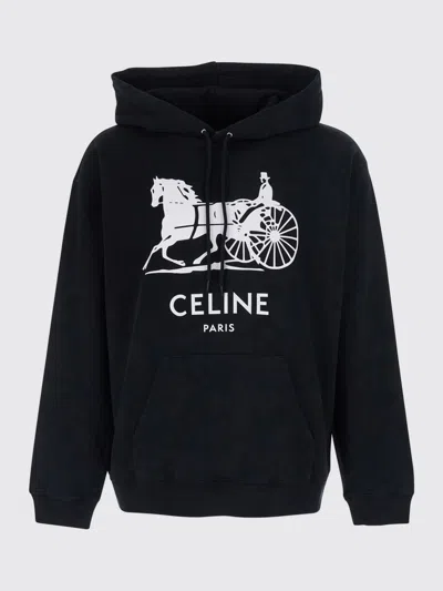 Celine Sweatshirt Men In Black