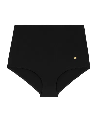 Celine Swimsuit Bottom In Matte Jersey In Black