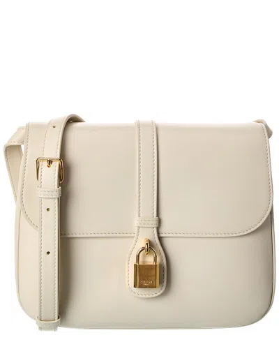 Celine Tabou Medium Leather Shoulder Bag In Blue