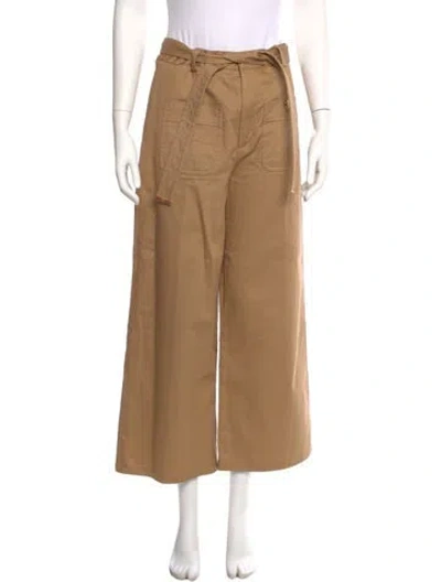 Pre-owned Celine Taillat Wide Leg Pants In Brown