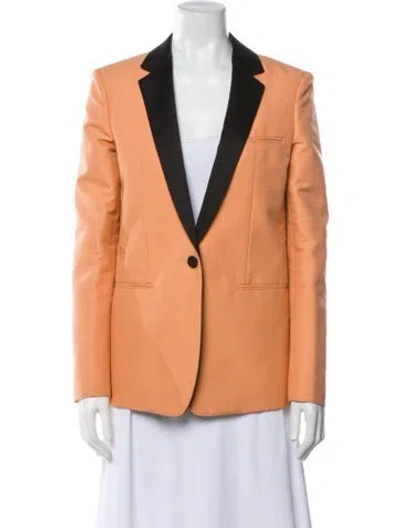 Pre-owned Celine Tailored Blazer In Orange