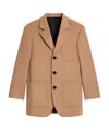 Celine Tailored Jacket In Cashmere Flannel In Brown