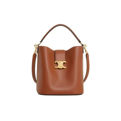 Celine Tan Calf Leather Medium Louise Shoulder Bag In Black