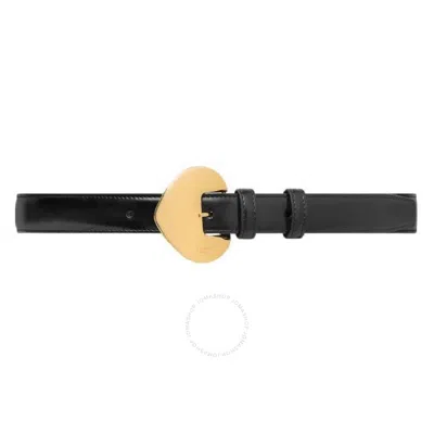 Celine Taurillon Leather Belt In Black